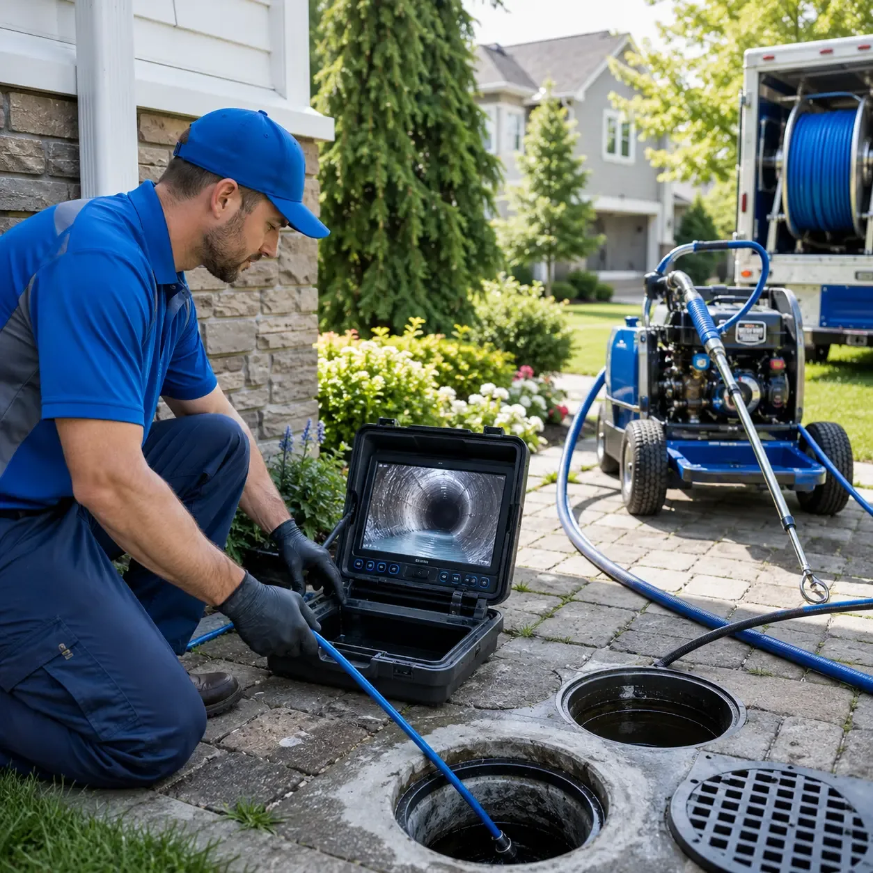 Outdoor drain cleaning professionals serving Delton, MI