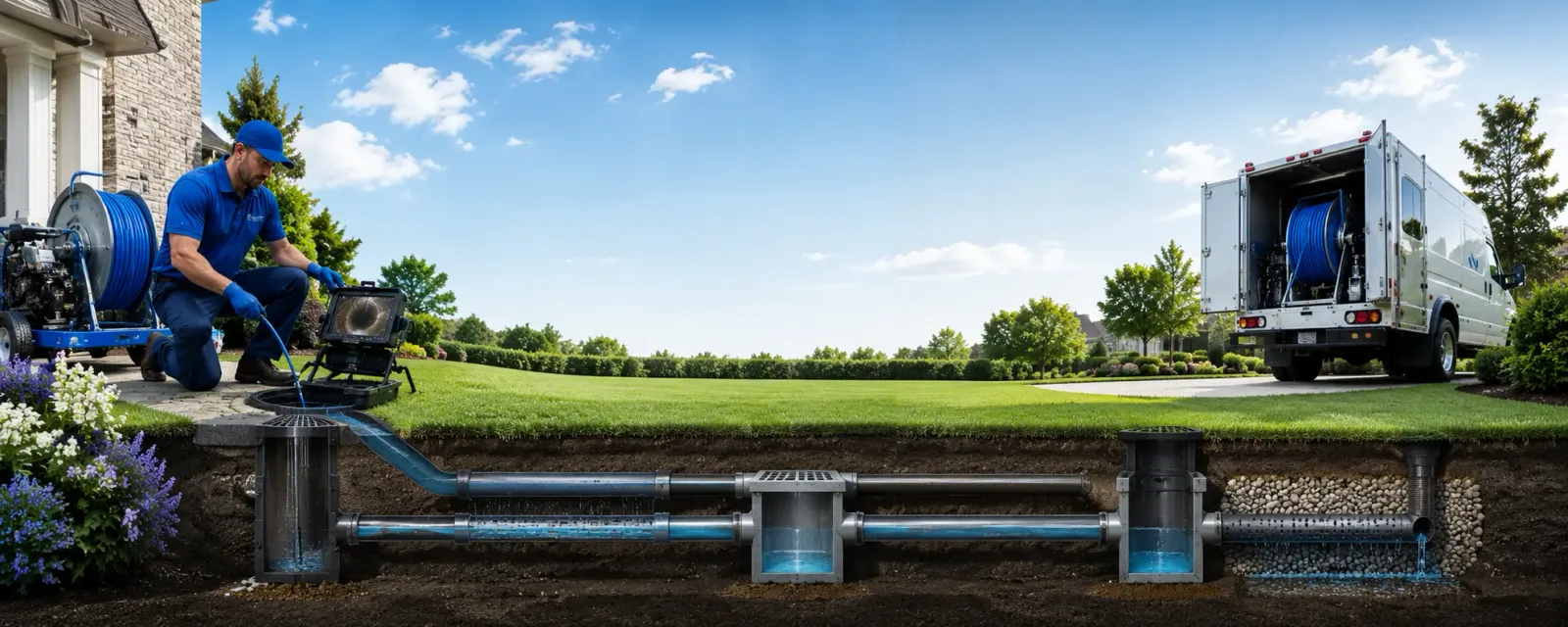 Outdoor drain cleaning information for Delton, MI