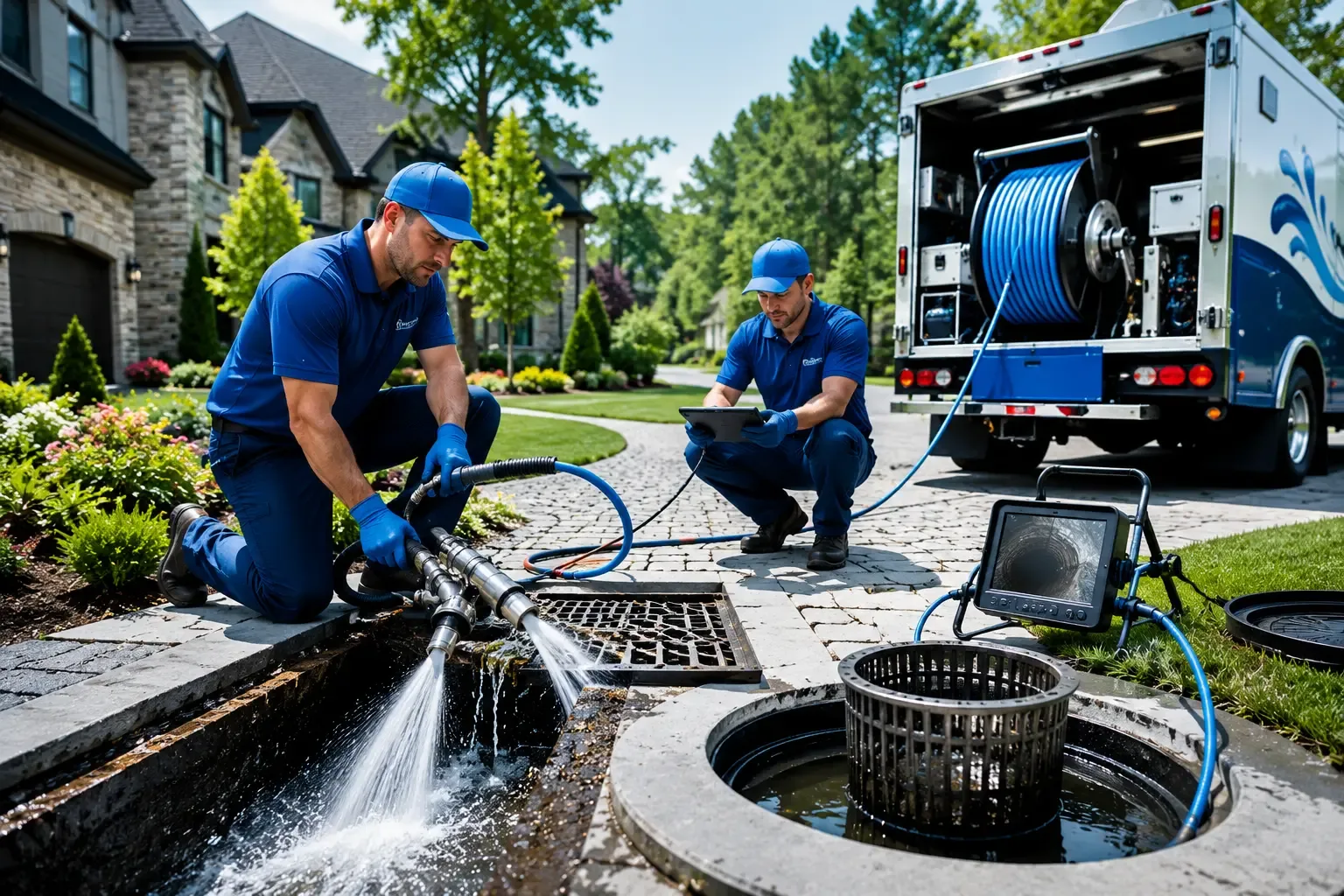 Local outdoor drain cleaning professionals in Delton, MI