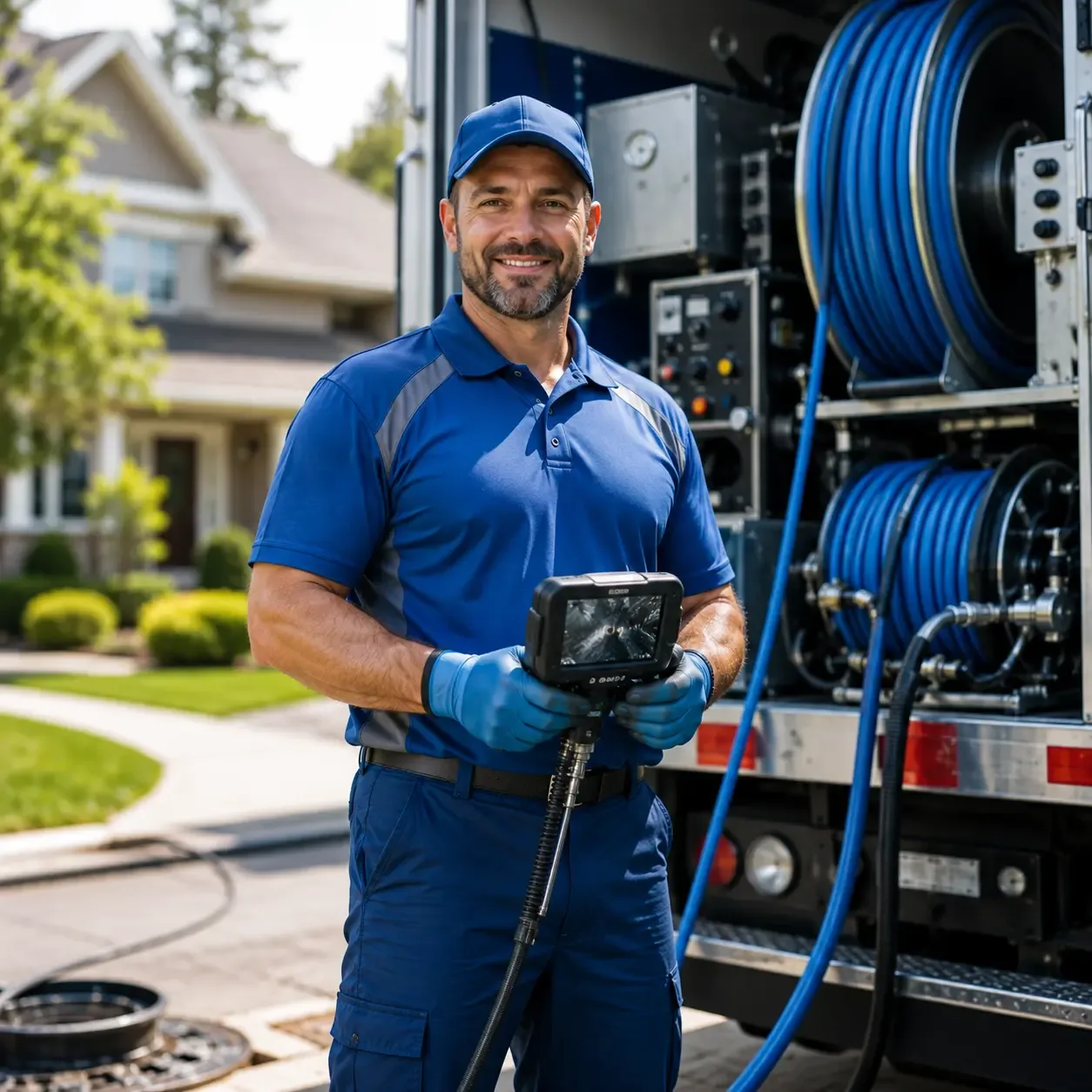 Local outdoor drain cleaning specialists in Delton, MI